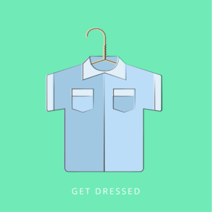 Illustration of a casual business shirt.