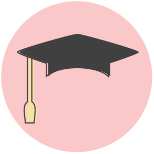 Illustration of a grad cap.